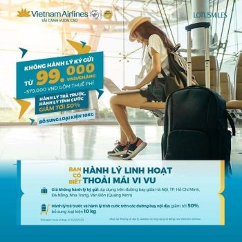 Quy định mới nhất về hành lý của Vietnam Airline? Ký Gửi Bao Nhiêu Kg?