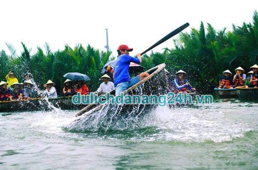 THUÊ XE ĐÀ NẴNG ĐI RỪNG DỪA BẢY MẪU HỘI AN.